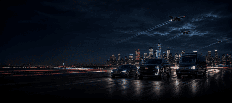 Luxury black car and chauffeur service in Summit NJ with premium fleet vehicles